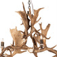 Meyda 58" Wide Antlers Fallow Deer 12 Light Chandelier- 212274