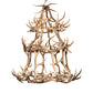 Meyda 70" Wide Antlers Elk 18 Light Chandelier- 212276