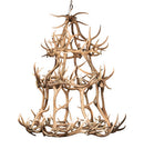 Meyda 70" Wide Antlers Elk 18 Light Chandelier- 212276