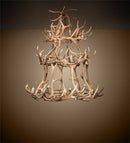 Meyda 70" Wide Antlers Elk 18 Light Chandelier- 212276