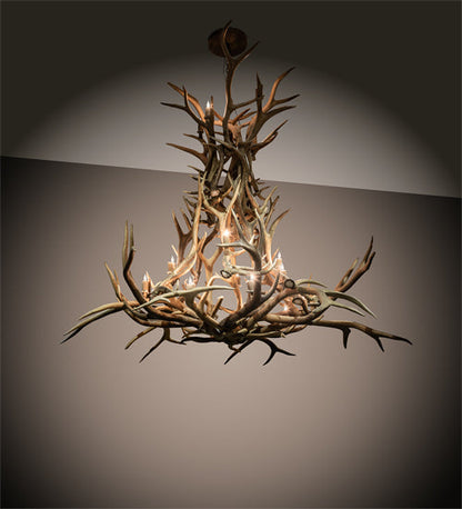 Meyda 90" Wide Antlers Elk 20 Light Chandelier- 212277