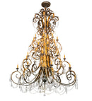 Meyda 78" Wide Serratina 32 Light Chandelier- 213272