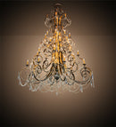 Meyda 78" Wide Serratina 32 Light Chandelier '213272