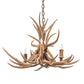 Meyda 29" Wide Antlers Mule Deer 4 Light Chandelier- 213675