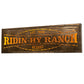 Meyda 79" Wide Ridin Hy Personalized Sign- 214361