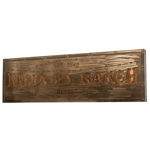 Meyda 79" Wide Ridin Hy Personalized Sign- 214361