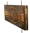 Meyda 79" Wide Ridin Hy Personalized Sign- 214361