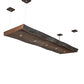 Meyda 93" Long Live Edge Walnut Oblong Pendant- 215293