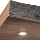 Meyda 93" Long Live Edge Walnut Oblong Pendant- 215293