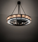 Meyda  48" Wide Smythe Craftsman 16 Light Chandel-Air- 215353