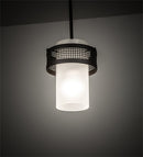 Meyda 8" Wide Maglia Semplice Mini Pendant '216797