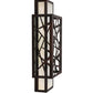 Meyda 8" Wide Quadrato Rich Umador Wall Sconce- 217647
