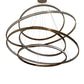 Meyda 84" Wide Anillo 5 Ring Cascading Chandelier- 220811