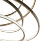 Meyda 84" Wide Anillo 5 Ring Cascading Chandelier- 220811