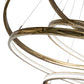 Meyda 84" Wide Anillo 5 Ring Cascading Chandelier- 220811