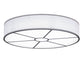 Meyda  36" Wide Cilindro Textrene Flushmount- 221522