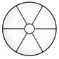 Meyda  36" Wide Cilindro Textrene Flushmount- 221522
