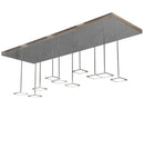 Meyda 75" Long Kossar Ceiling Fixture- 225206