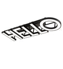 Meyda 81" Long Personalized Hello Illuminated Sign- 227017