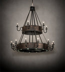 Meyda 74" Wide Costello 18 Light Two Tier Chandel-Air '227743