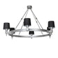 Meyda 60" Wide Luebeck 6 Light Chandelier- 229819