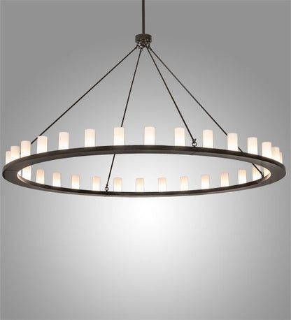 Meyda 96" Wide Loxley 32 Light Chandelier 231890