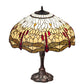 Meyda  26" High Tiffany Hanginghead Dragonfly Table Lamp- 232803