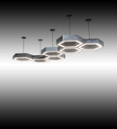 Meyda 88" Long Jefferson Oblong Pendant 233738