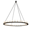 Meyda 94" Wide Loxley 32 Light Chandelier 233791