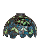 Meyda 8" Wide Nightfall Wisteria Shade- 234746
