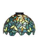 Meyda 8" Wide Nightfall Wisteria Shade- 234746