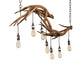 Meyda 52" Long Antlers 8 Light Oblong Chandelier- 238960
