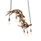 Meyda 52" Long Antlers 8 Light Oblong Chandelier- 238960