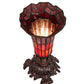 Meyda 8" High Stained Glass Pond Lily Victorian Accent Lamp - 239057