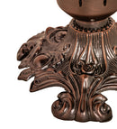 Meyda 8" High Stained Glass Pond Lily Victorian Accent Lamp - 239057