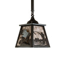 Meyda 8" Square Fly Fishing Pendant 239060