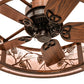 Meyda 36" Wide Whispering Pines Chandel-Air- 239188