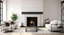 Majestic Ashland open wood fireplace