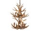 Meyda 20" Wide Antlers 6 Light Two Tier Chandelier- 240289
