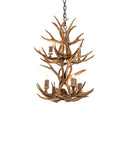 Meyda 20" Wide Antlers 6 Light Two Tier Chandelier- 240289