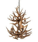 Meyda 20" Wide Antlers 6 Light Two Tier Chandelier- 240289
