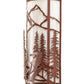 Meyda 8" Wide Alpine Wall Sconce 240975