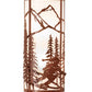 Meyda 8" Wide Alpine Wall Sconce 240975