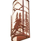 Meyda 8" Wide Alpine Wall Sconce 240975