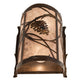 Meyda 8" Wide Whispering Pines Wall Sconce 242033