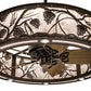 Meyda 36" Wide Whispering Pines Chandel-Air- 243631