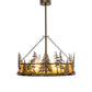 Meyda 36" Wide Tall Pines Inverted Pendant 244123