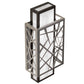Meyda 8" Wide Quadrato Rich Umador Wall Sconce- 244697