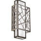 Meyda 8" Wide Quadrato Rich Umador Wall Sconce- 244697