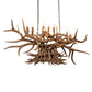 Meyda 50" Long Antlers 10 Light Oblong Chandelier- 247232
